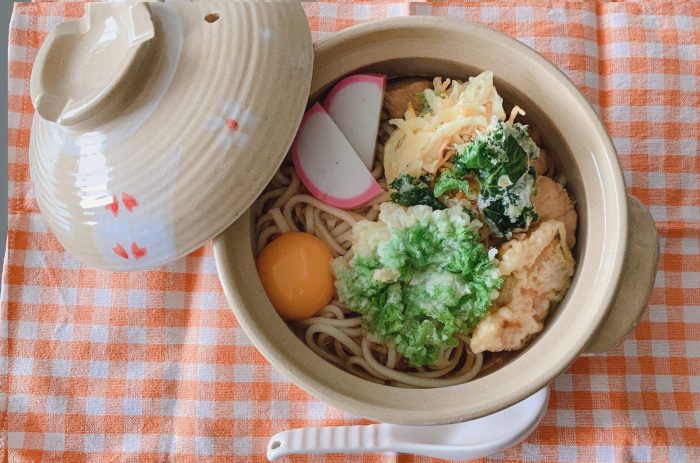 ☆下川産雪の華舞（ゆきのはなまい）使用鍋焼きうどん☆